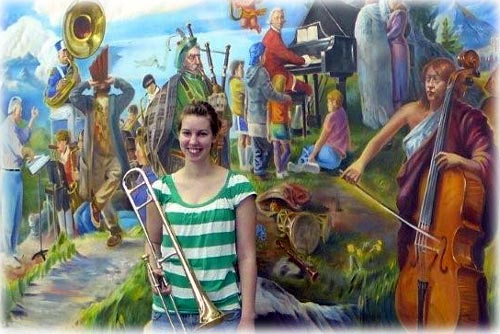 jpg Jolene Pflaum will be the featured trombone soloist in Nikolai Rimsky-Korsakov's "Concerto for Trombone and Band"