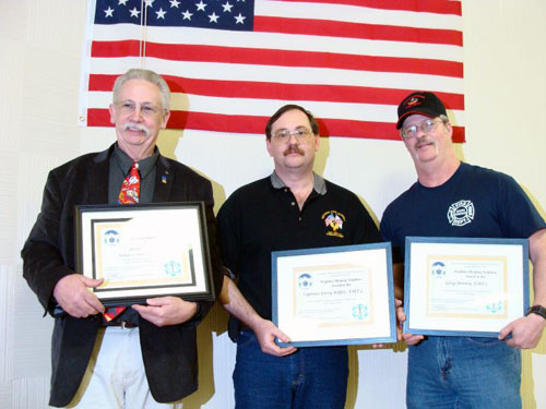 jpg Awards Presented to Members & Volunteer Fire Department