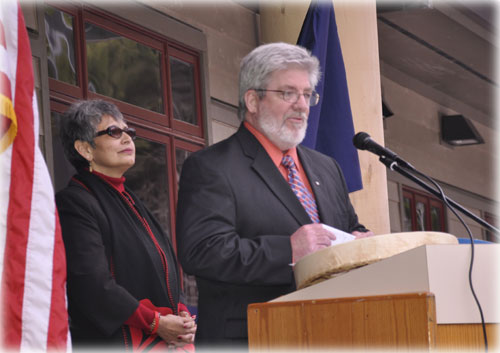 jpg Craig Mayor Millie Schoonover and Ketchikan General Hospital CEO Patrick Branco