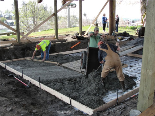 jpg Tribal house restoration on schedule