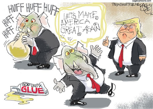 jpg Editorial Cartoon: High On Trump