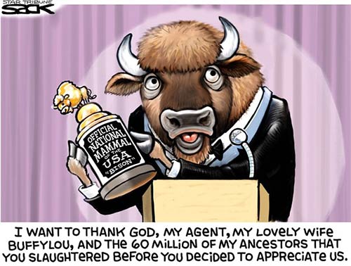 jgp Editorial Cartoon: New National Mammal 