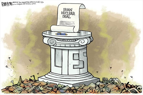 jpg Political Cartoon: Iran Nuke Deal Lies