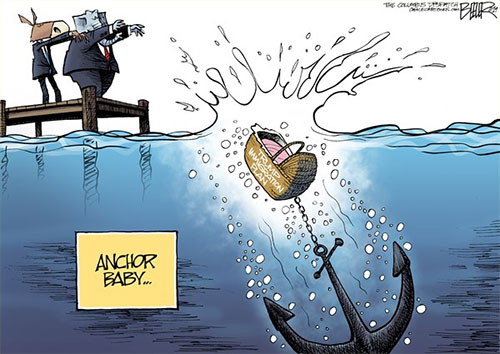 jpg Political Cartoon: Immigration Anchor