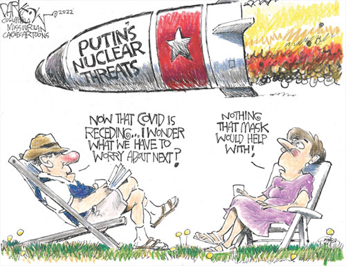 jpg Political Cartoon: Putin's nuclear threat 
