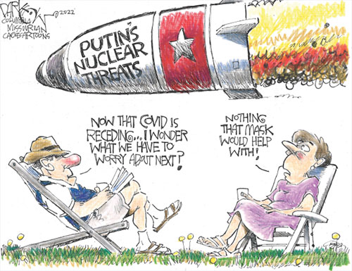 jpg Political Cartoon: Putin's nuclear threat 
