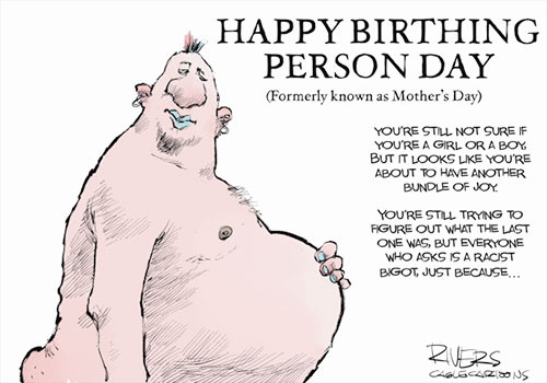 jpg Political Cartoon: Happy Birthing Person Day