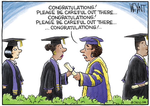 jpg Political Cartoon: Graduation Worries