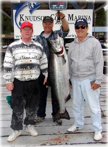 photo 56.8 pound king Ketchikan, Alaska