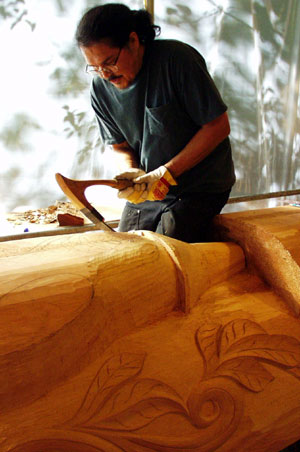 jpg Tlingit master carver Israel Shotridge