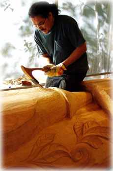 Tlingit Master Carver...