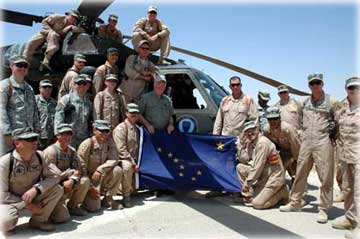 Governor Murkowski Visits Alaska Troops In Iraq
