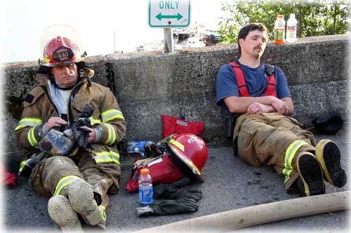 jpg firefighters resting
