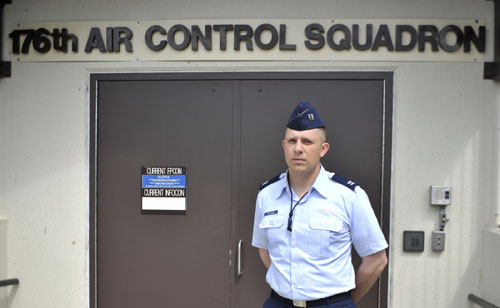 jpg Capt. Erik Boltman an air weapons officer with the 176th Air Control Squadron, Alaska Air National Guard