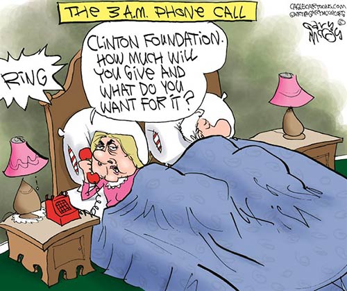 jpg Political Cartoon: Hillary's 3am Call 