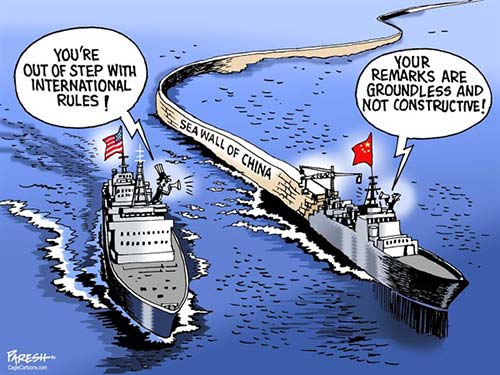 jpg Political Cartoon: South China sea tensions