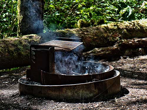 jpg One of five abandoned campfires found at Last Chance campground recently after the Forest Service had issued a high fire risk warning. Extinguish all campfires before leaving, even if gone for a short period of time
Photograph by WESTON DAVIS ©2015