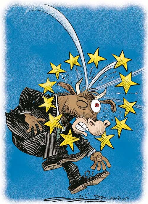 jpg Editorial Cartoon: Brexit and the Stock Market Crash