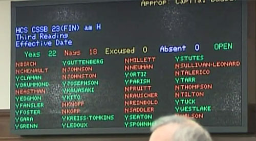 jpg The combined Operating and Capital Budget, was passed tonight by the Alaska House with a vote of 22-18.