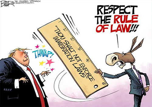 jpg Political Cartoon: Immigration Rule of Law 