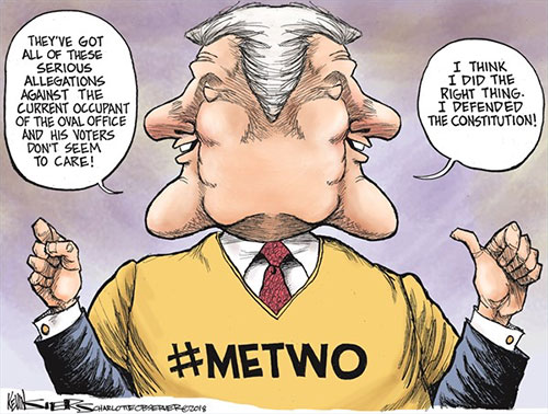 jpg Political Cartoon: Bill Clinton's MeToo Mistake 