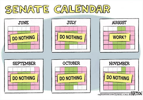 jpg Political Cartoon: Senate Cancels August Recess 