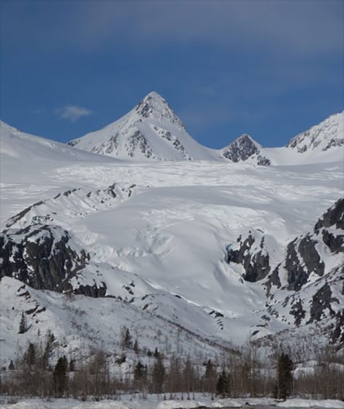 jpg Worthington Glacier flows down a mountainside northeast of Valdez.