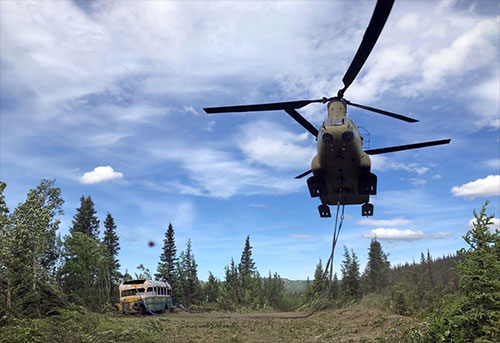 jpg National Guard airlifts 'Into the Wild' bus out of Alaska wilderness 