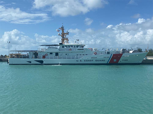 jpg The Coast Guard accepts delivery of 49th Fast Response Cutter Douglas Denman. The cutter will be homeported in Ketchikan, Alaska.