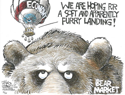 jpg Political Cartoon: Soft and Furry Landing