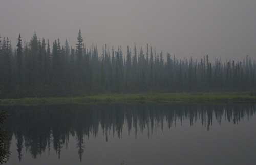 photo smoke Fairbanks, Alaska