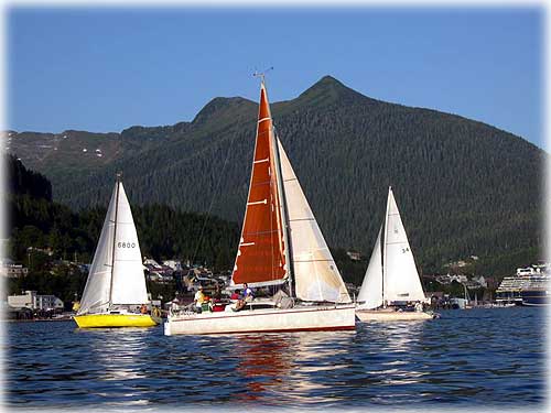 photo sailboat races Ketchikan, Alaska