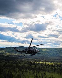 Hikers stranded on cliff near Valdez rescued by Alaska Air Guardsmen