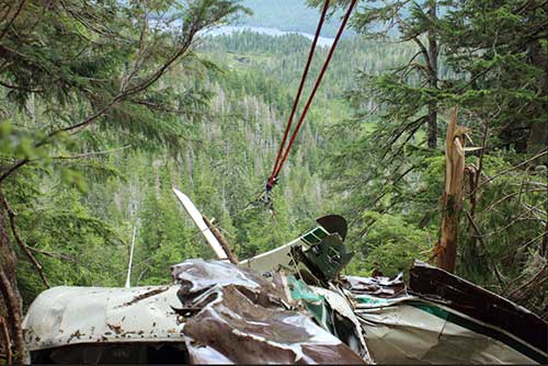 jpg Wreckage of a sightseeing plane that crashed in Alaska on June 25, 2015.