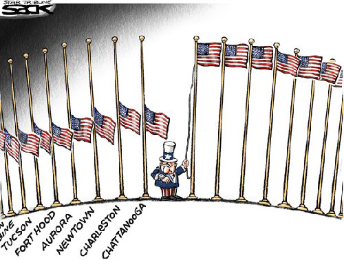 jpg Political Cartoon: America Half Mast