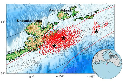 jpg Slow earthquakes occur continuously in the Alaska-Aleutian subduction zone 