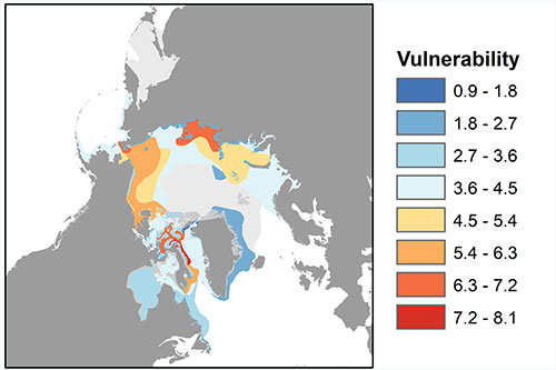 jpg This map, modified from the new manuscript, shows the September ranges of all Arctic marine mammal species.....