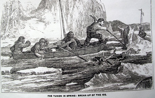 jpg Frederick Whymper created this illustration of traveling during breakup on the Yukon River in spring 1867.