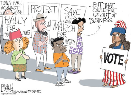 jpg Political Cartoon: Protest Vote 