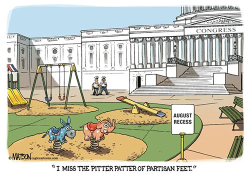 jpg Political Cartoon: Congress August Recess 