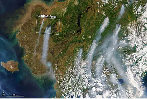 jpg Alaska fires burning on June 10, 2022