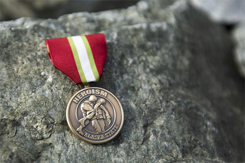 AK State Office of Veterans Affairs honored Army Guardsmen for 1955 rescue 