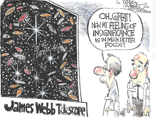 jpg Political Cartoon: Webb Telescope clarity