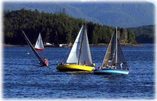 jpg sailboat racing Ketchikan, Alaska
