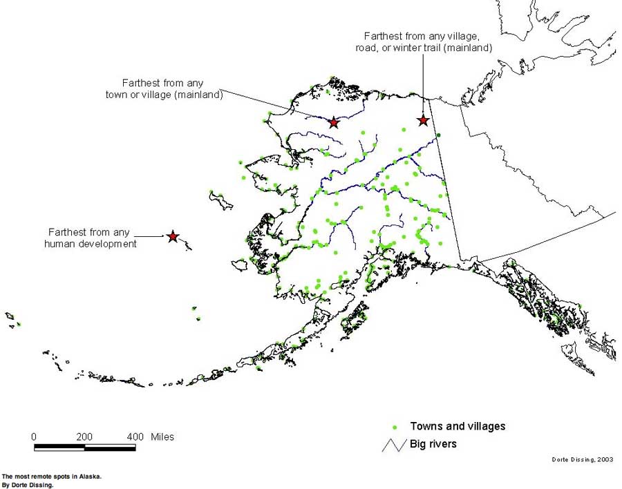 Sitnews The Most Remote Spot In Alaska By Ned Rozell