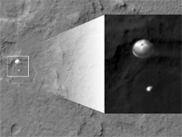 NASA Lands Car-Size Rover Beside Martian Mountain