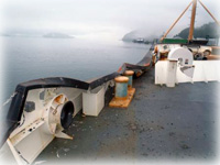 Cutter damaged in barge allision in Cordova