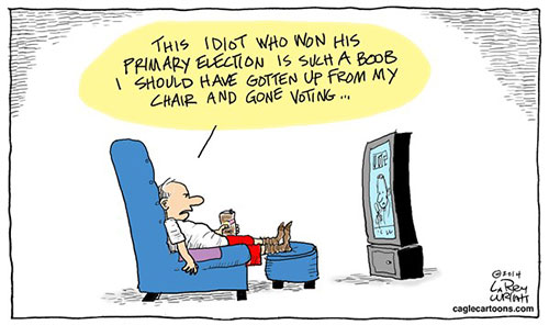 jpg Political Cartoon: Boob Vote
