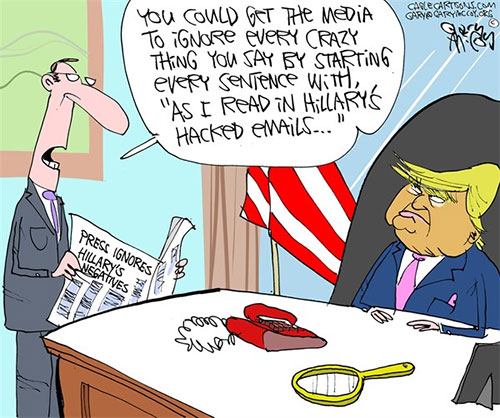 jpg Editorial Cartoon: Hillary's Emails Ignored