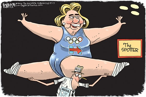 jpg Editorial Cartoon: Hillary Spotter